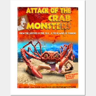 The crabs monsters attack again Posters and Art